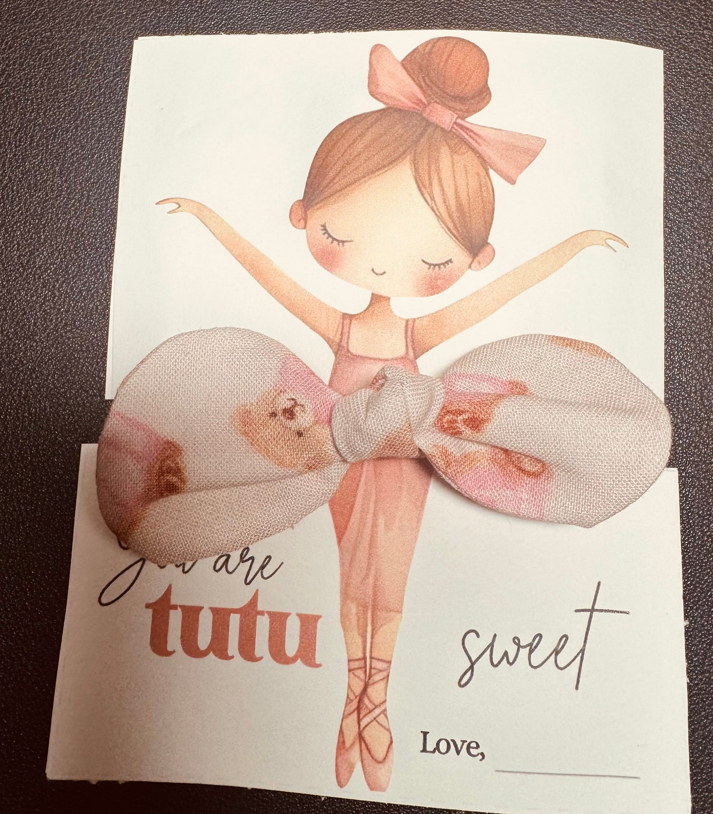 Single knot bow