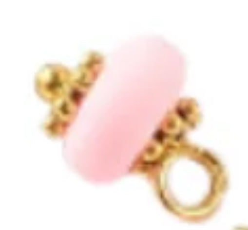 Gold Clay Polymer Charm Beads