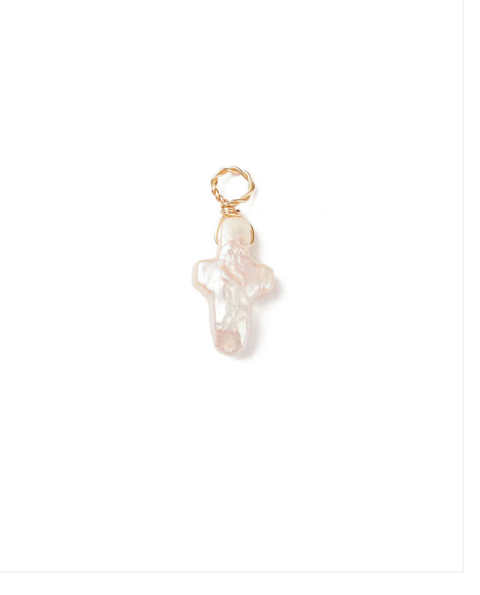 Gold Keshi Pearl Charm